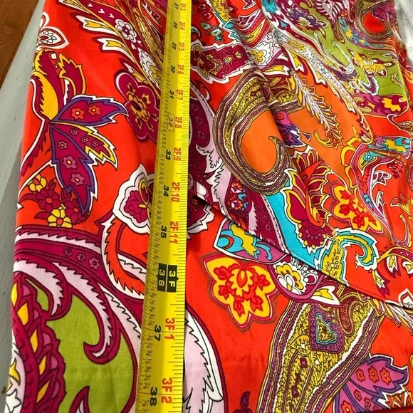 Ralph Lauren One Shoulder Dress - Red and Multicolor - Picture 5 of 8